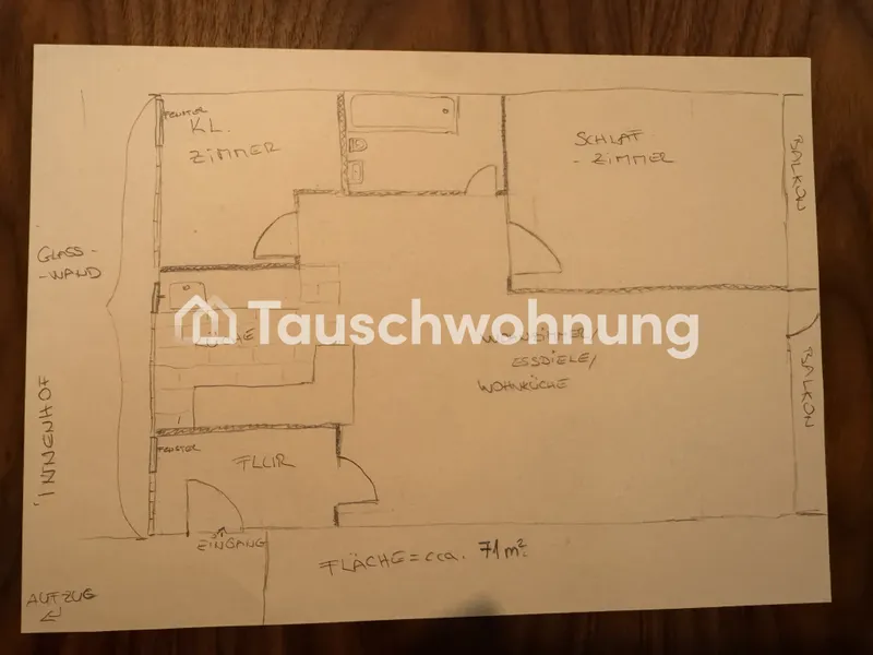 Tauschwohnung: Wohnung zur Miete - Tauschwohnung — photo 1